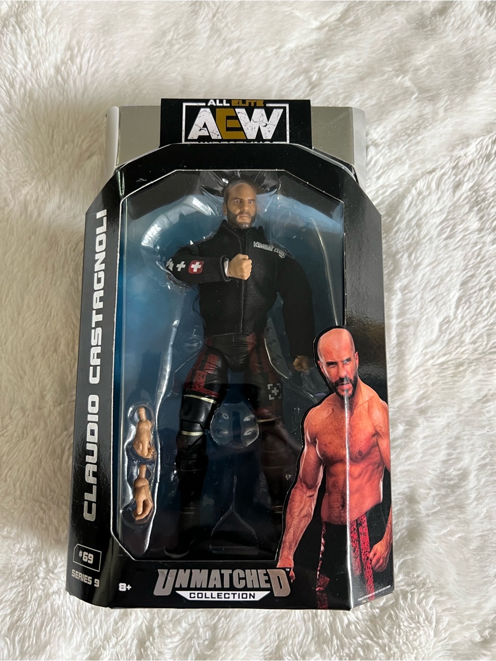 AEW Unmatched Series 9 Claudio Castagnoli #69 Wrestling Action Figure